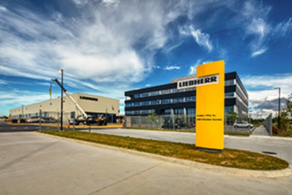 Liebherr USA, Co. headquarters in Newport News, Virginia, USA