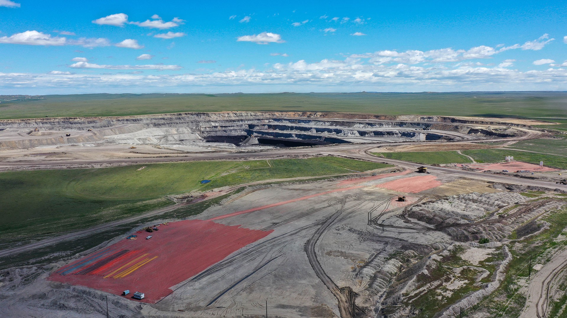 Overview of Belle Ayr Mine in Wyoming Image of Overview of Belle Ayr Mine in Wyoming