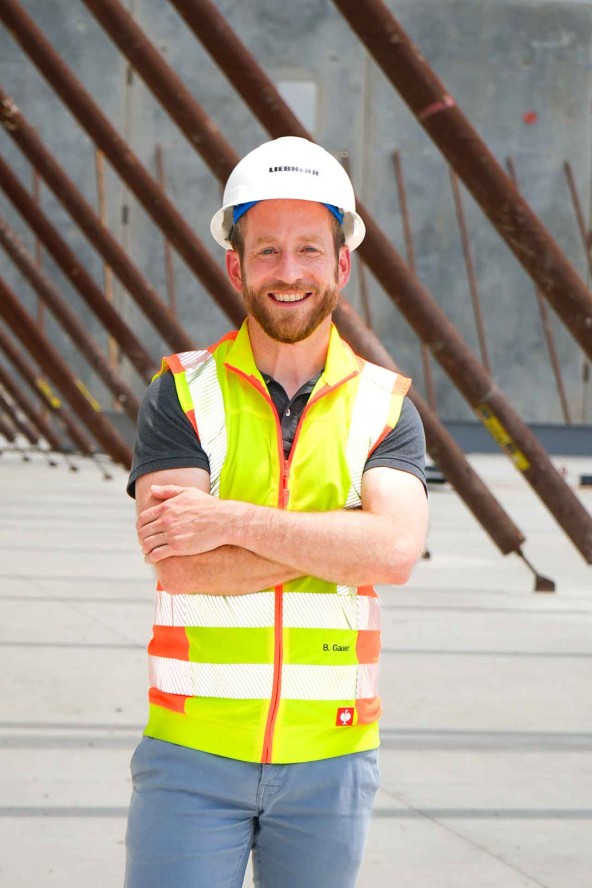 Bastian Gauer of Liebherr Logistics Center in Tupelo, MS, USA