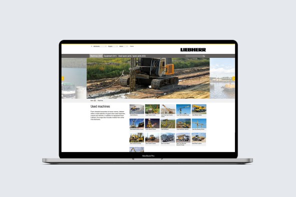 Liebherr USA earthmoving used equipment portal