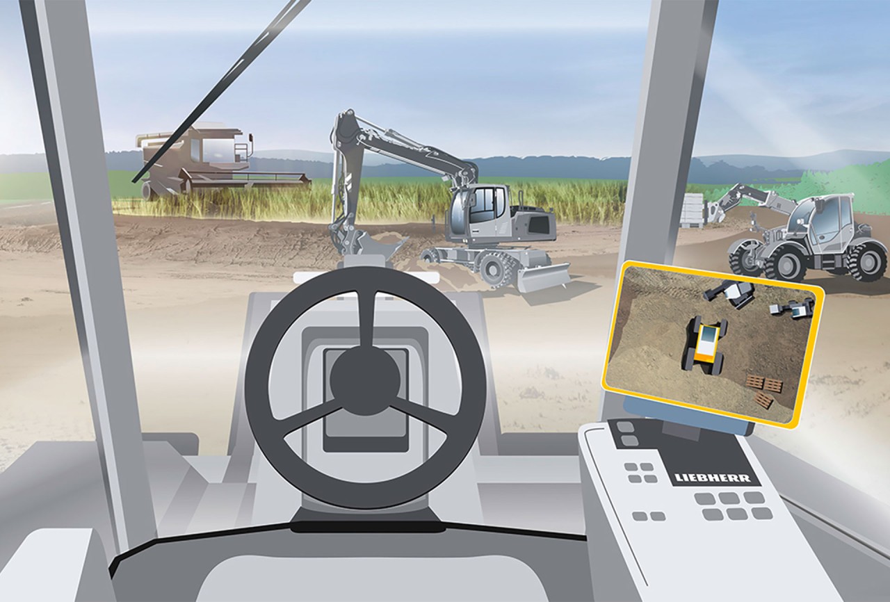 Liebherr LiXplore birds-eye-view technology