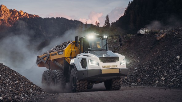 Liebherr TA 230 articulated dump truck