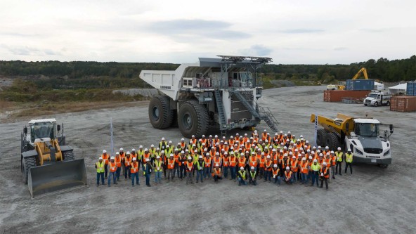 Liebherr USA, Co. North American earthmoving and material handling sales and training seminar group image. Liebherr USA, Co. North American earthmoving and material handling sales and training seminar group image.